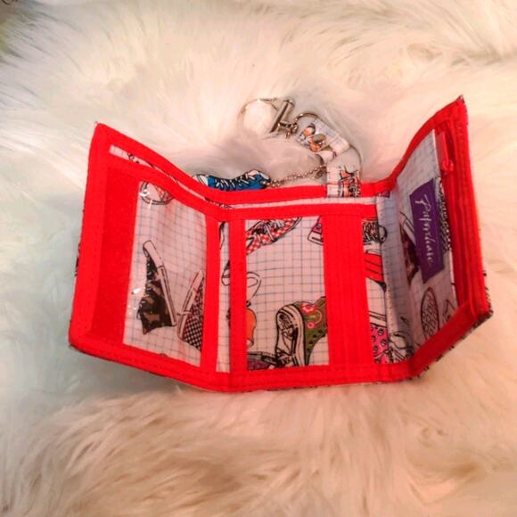 PAPERCHASE Retro Distressed Chucks Hi-Top Velcro Wallet - Picture 3 of 10